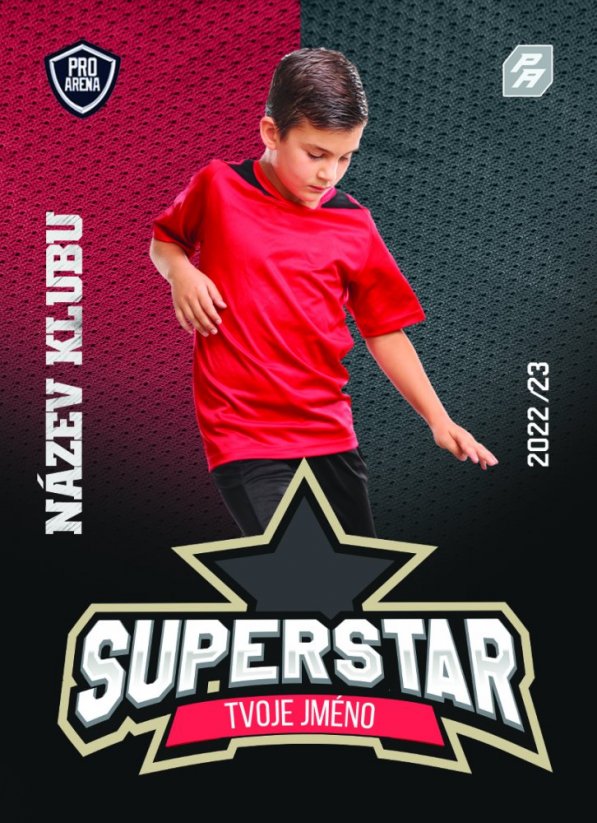 Futbalová kartička SUPERSTAR