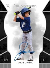 baseballová kartička s autentickým podpisem hráče