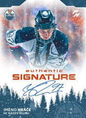 Hokejová kartička Authentic SIGNATURE ražba
