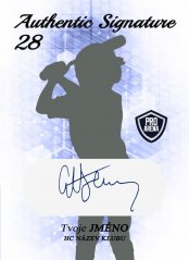 podpisová baseballová kartička
