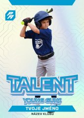 Baseballová kartička TALENT REFRACTOR